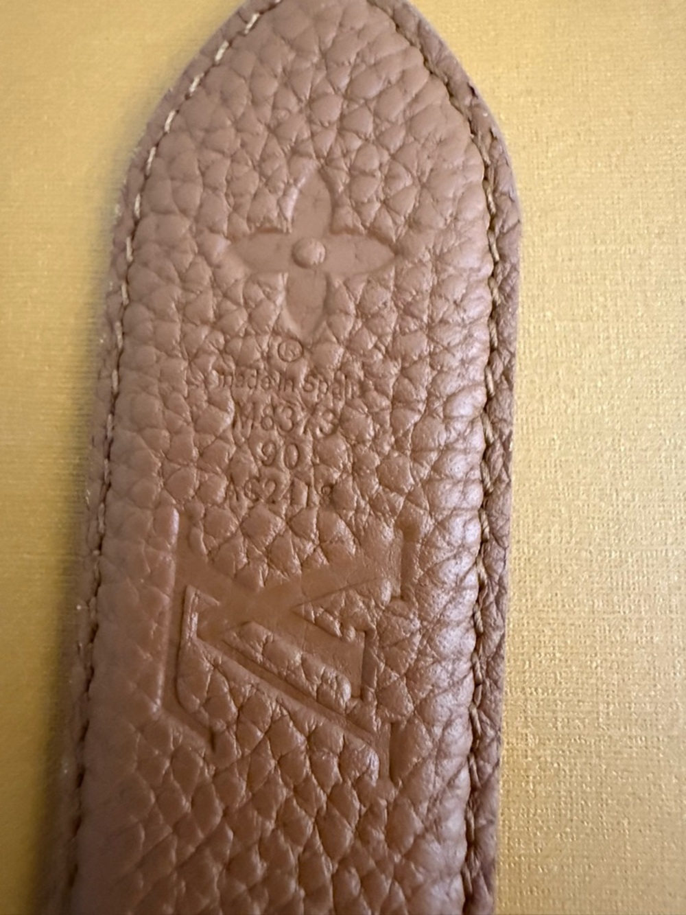 Louis Vuitton Monogram reversible Canvas Belt with Two-Tone Flower Buckle 90/36 - Picture 8 of 10